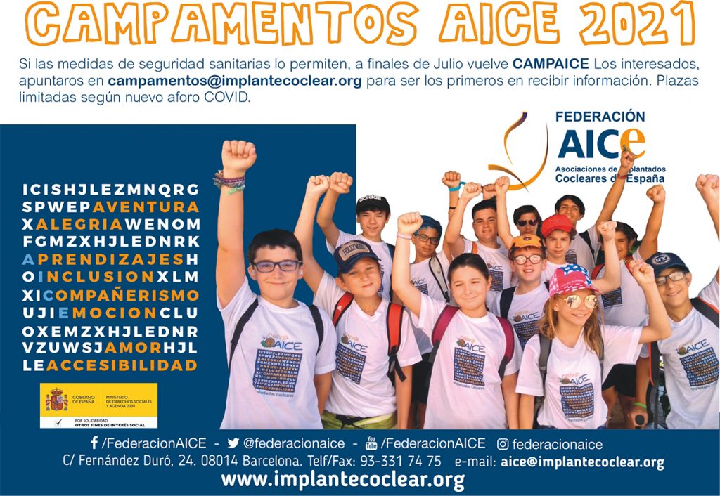 Vuelve el CampAICE 2021 si las condiciones sannitarias lo permiten