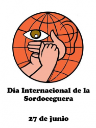 Poster indicativo del Día Munidal de la Sordoceguera